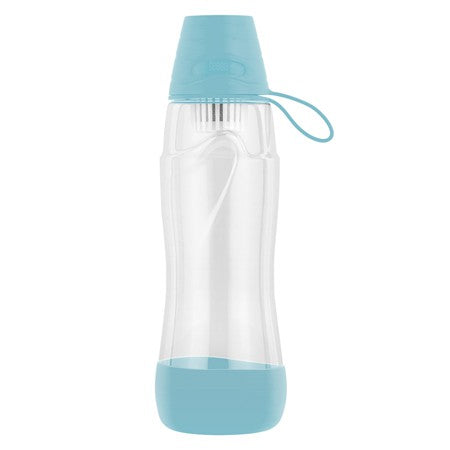 Sticlă cu filtru cu carbon activ de 550 ml albastră Teesa TSA0120-B