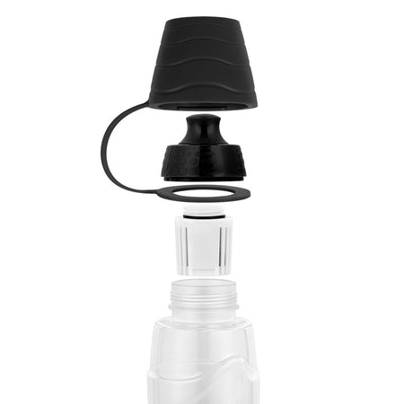 Sticlă cu filtru de cărbune activ de 550 ml neagră Teesa TSA0120-BC