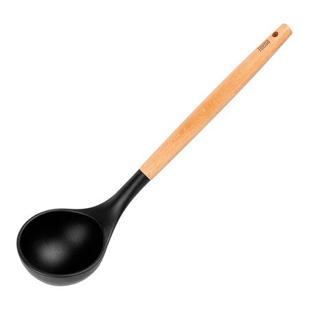 Polonic din silicon cu mâner din lemn Teesa TSA0128