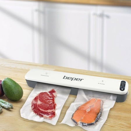 Aparat de vidat alimente de 85 W cu sigilare și vidare pentru pungi de 30 cm Beper TSA0167BP
