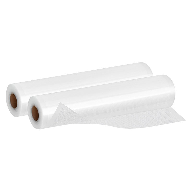 Set 2 role pungi pentru ambalare în vid din PE + PA de 22 × 500 cm Teesa TSA0169