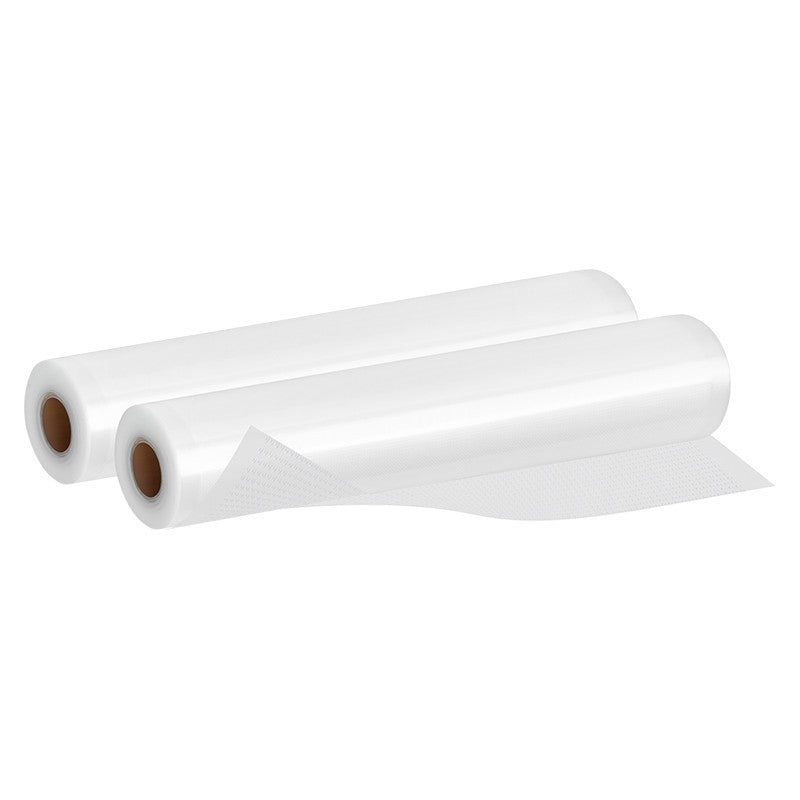 Set 2 role pentru ambalare în vid din PE + PA de 28 × 500 cm Teesa TSA0170