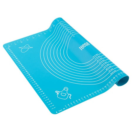 Planșă silicon frământare 50×40 cm albastru Teesa TSA0172B