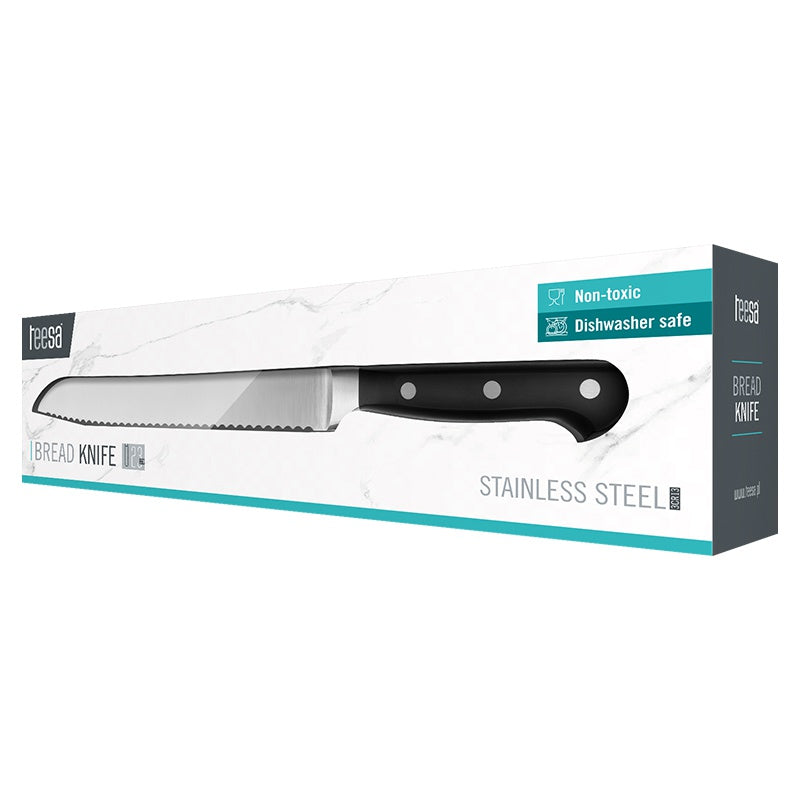 Cuțit de pâine cu lamă de oțel 22.6 cm Teesa TSA0191