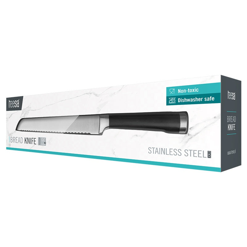 Cuțit de pâine cu lamă de oțel 20 cm Teesa TSA0192