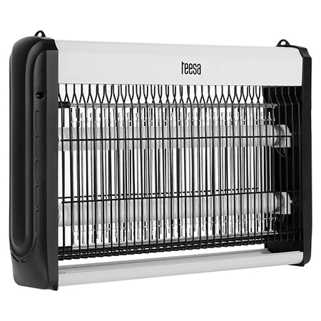 Lampă UV anti insecte 2 × 10 W rază 80 m² carcasă solidă Teesa TSA0210