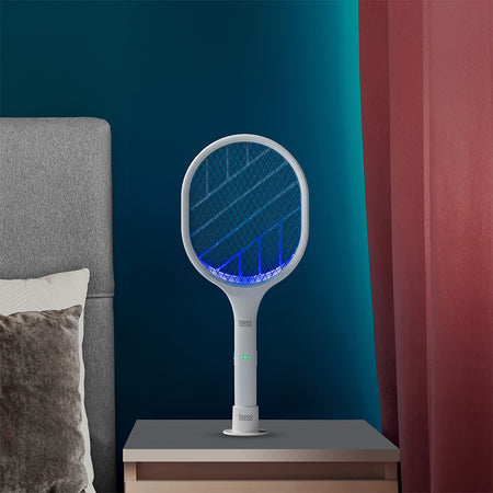 Paletă electrică anti-insecte 2 în 1 reîncărcabilă cu lumină UV Teesa TSA0212