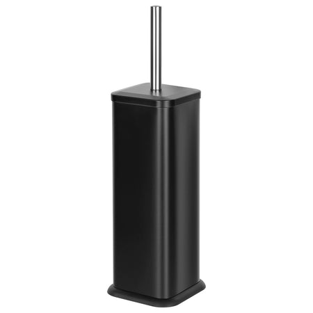 Perie WC metal acoperit pulbere, negru mat, Teesa TSA0404