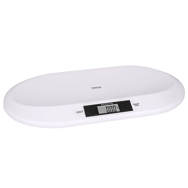 Cântar nou-născuți cu afișaj LCD, 20 kg, funcție tarare, Teesa TSA0817