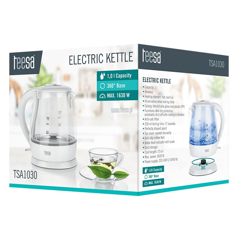 Fierbător electric cordless 1l Teesa TSA1030