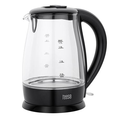 Fierbător electric din sticlă de 1,7 l cu putere de 2200 W Teesa TSA1511B