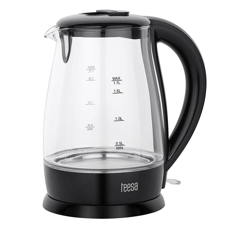 Fierbător electric din sticlă de 1,7 l cu putere de 2200 W Teesa TSA1511B