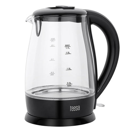Fierbător electric din sticlă de 1,7 l cu putere de 2200 W Teesa TSA1511B