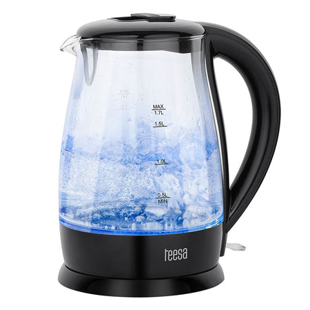 Fierbător electric din sticlă de 1,7 l cu putere de 2200 W Teesa TSA1511B