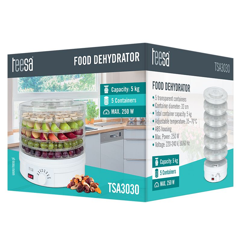 Deshidrator fructe/legume/ciuperci Teesa TSA3030