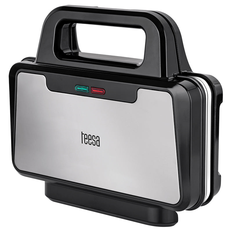 Sandwich maker ceramic XXL, 900 W, mâner rece, Teesa TSA3226
