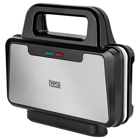 Sandwich maker ceramic XXL, 900 W, mâner rece, Teesa TSA3226