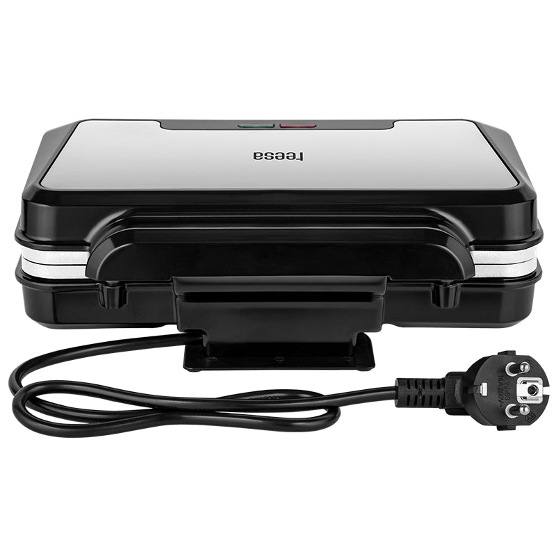 Sandwich maker ceramic XXL, 900 W, mâner rece, Teesa TSA3226