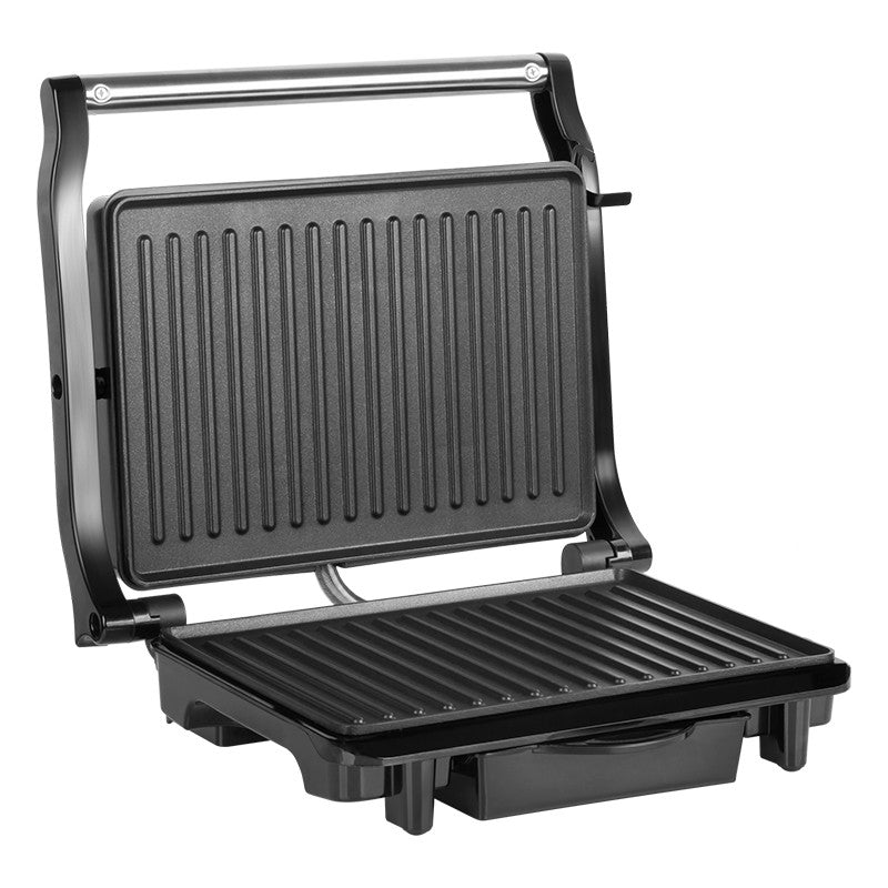 Grill electric pentru panini cu plăci striate neaderente și putere 1500 W Teesa TSA3232