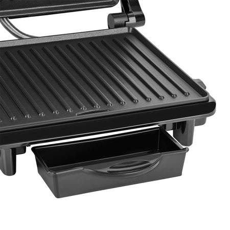 Grill electric pentru panini cu plăci striate neaderente și putere 1500 W Teesa TSA3232