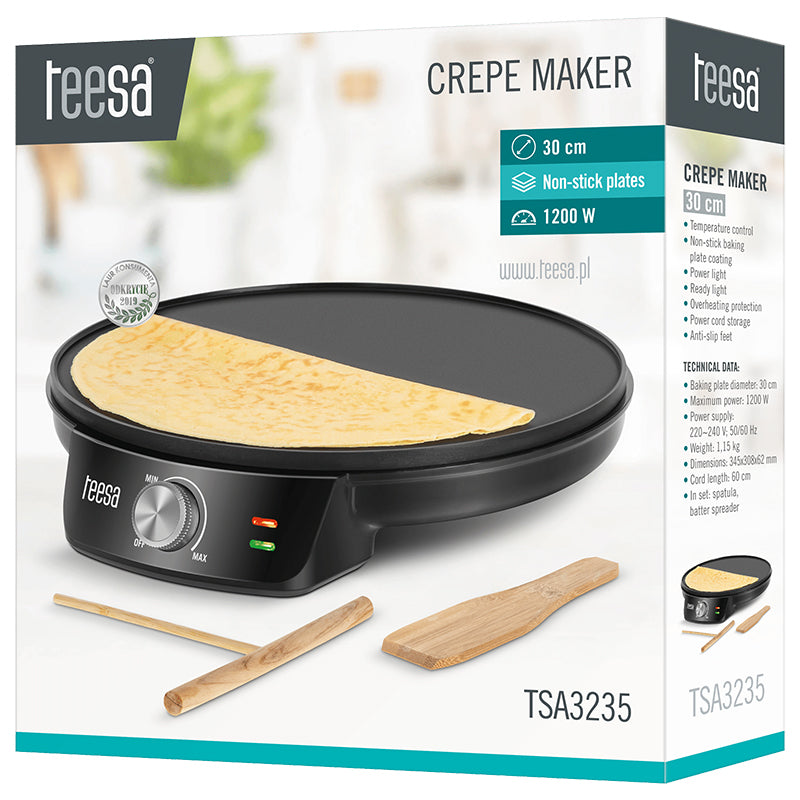 Aparat preparat clatite 30cm 1200W Teesa TSA3235