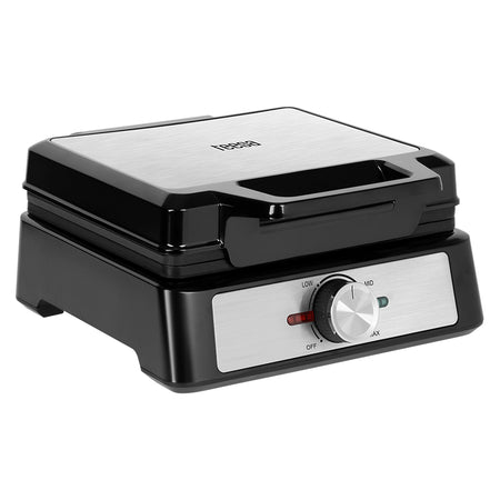Aparat pentru 2 vafe, 1600 W, inox, control temperatură, Teesa TSA3237