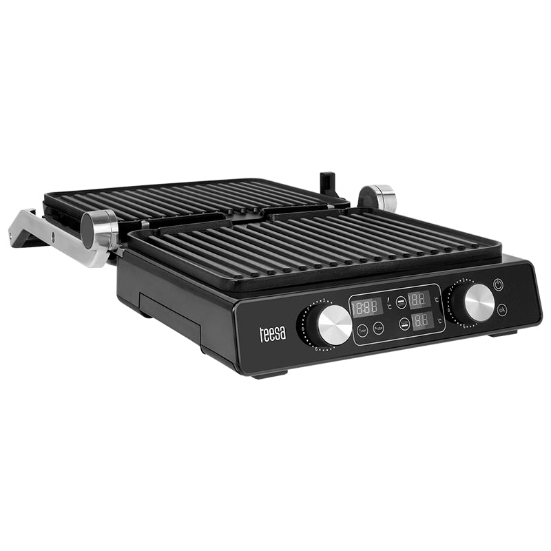 Grill electric Panini Sandwich 2000 W, 7 poziții, LED, Teesa TSA3239