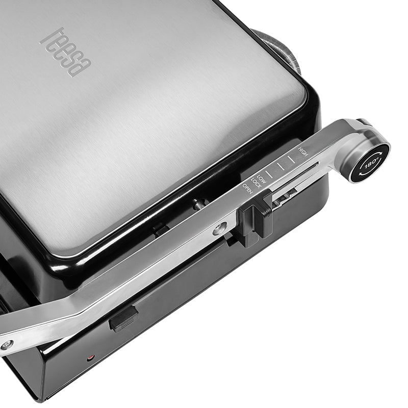 Grill electric Panini Sandwich 2000 W, 7 poziții, LED, Teesa TSA3239