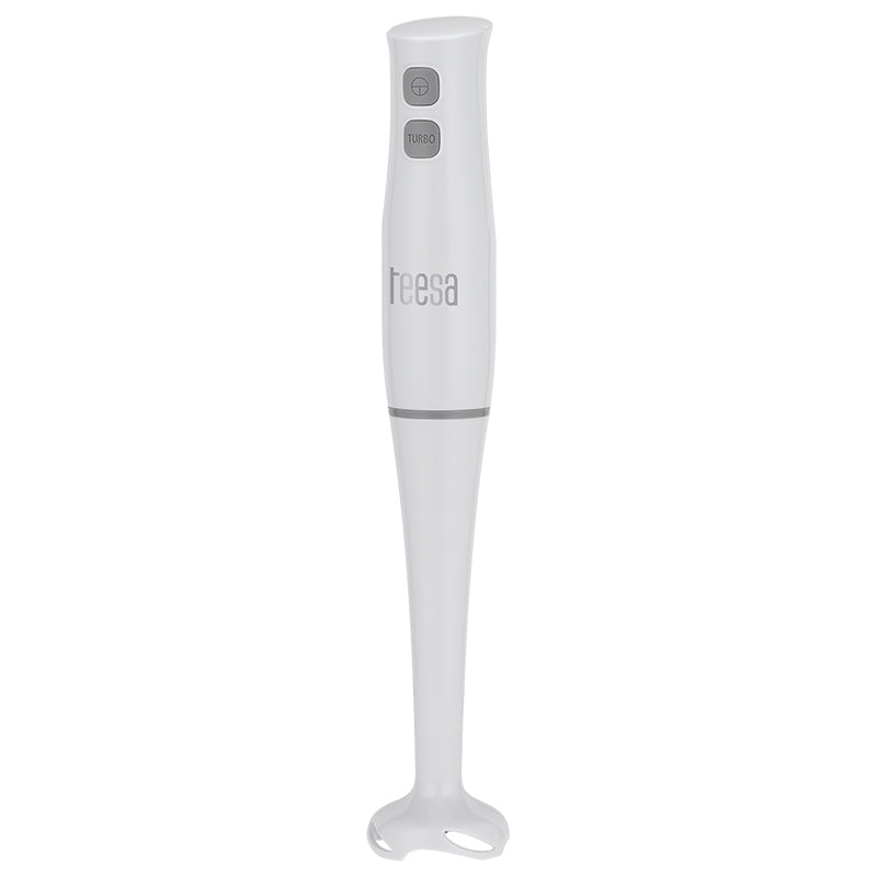 Blender de mână alb de 400 W cu 2 viteze și lame din oțel inoxidabil Teesa TSA3508W