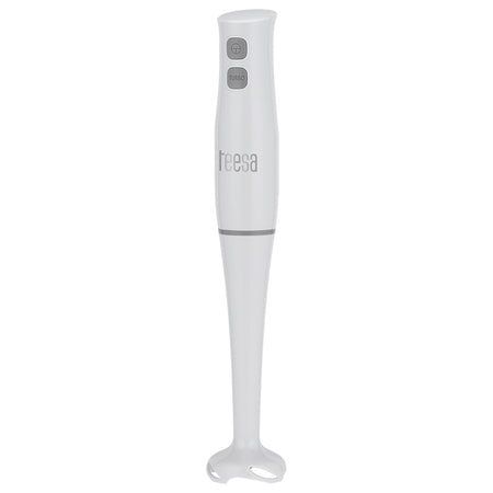 Blender de mână alb de 400 W cu 2 viteze și lame din oțel inoxidabil Teesa TSA3508W