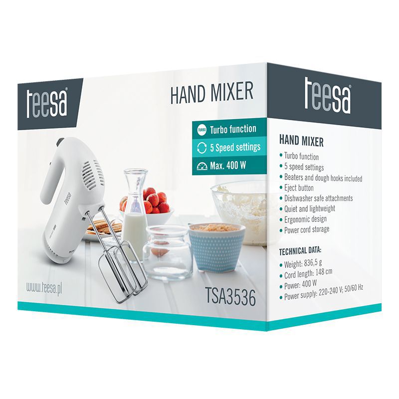 Mixer de mână 400W Teesa TSA3536