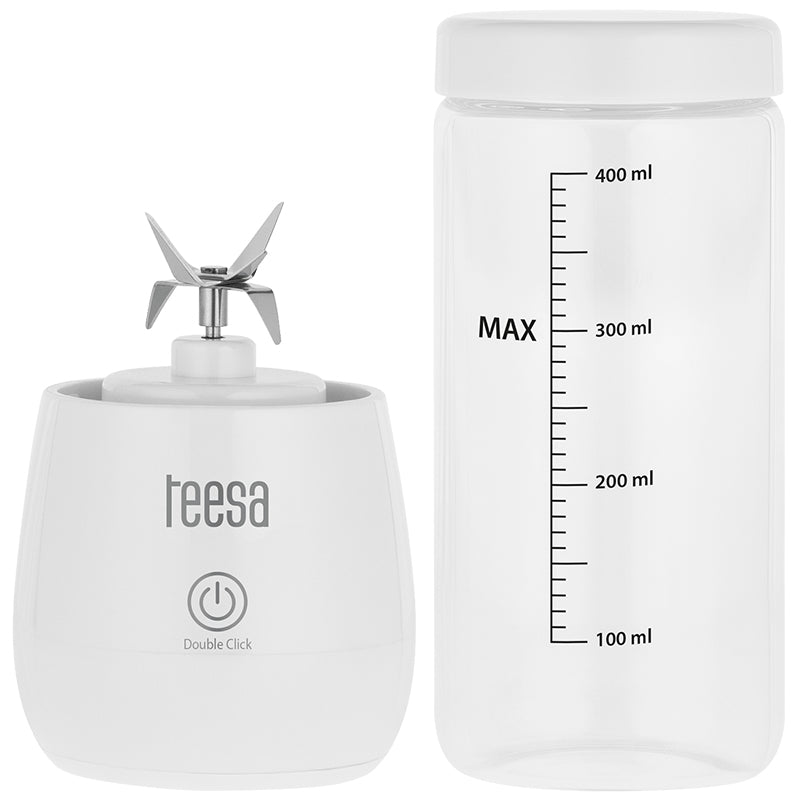 Blender Portabil 450ml 100w 2x2000mah Teesa