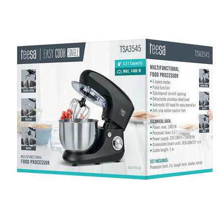Robot de bucătărie Easy Cook negru Teesa TSA3545-B