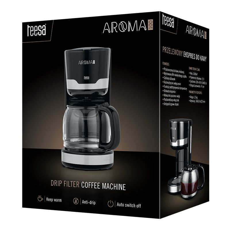 Cafetieră 1.5l Aroma 100 Teesa TSA4006