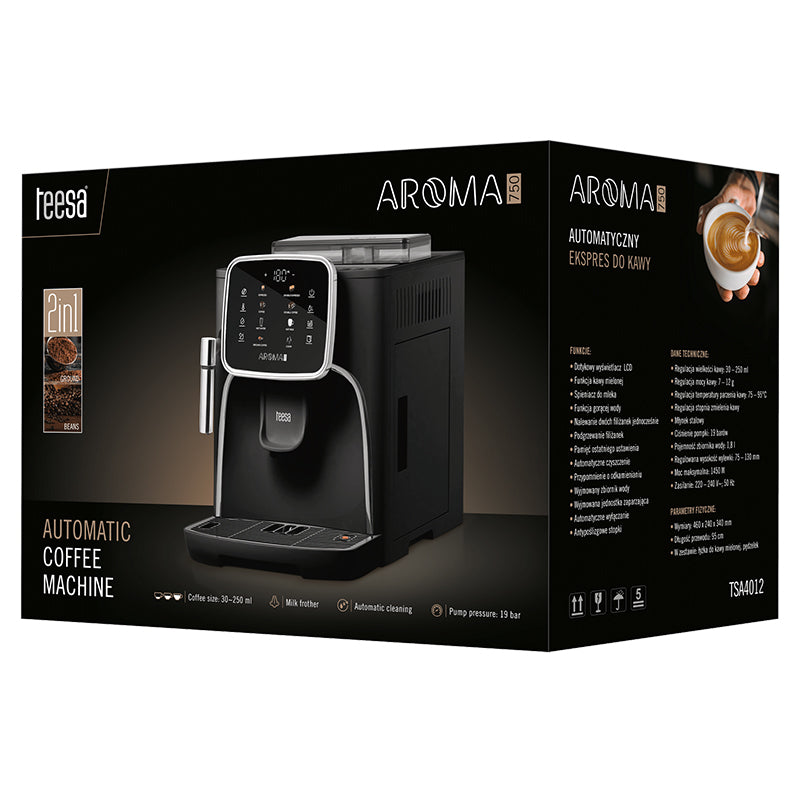 Espressor automat 19 bari Aroma 750 Teesa TSA4012