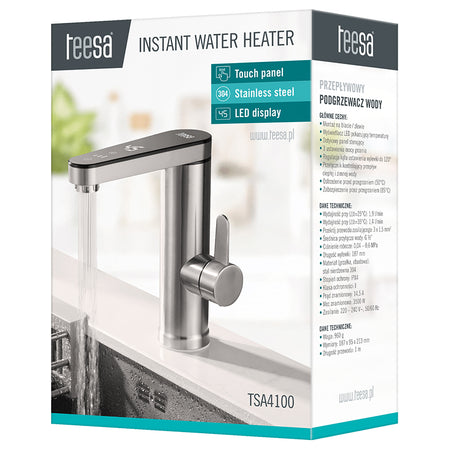 Robinet instant pentru apă caldă 3500W Teesa TSA4100