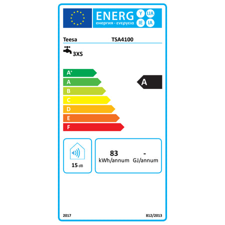 Robinet instant pentru apă caldă 3500W Teesa TSA4100
