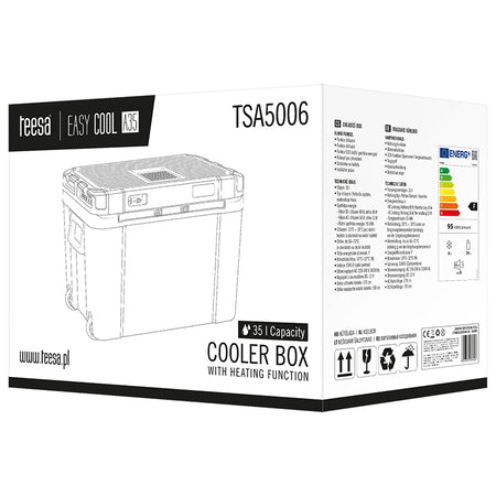 Ladă frigorifică cu răcire și încălzire de 35 l cu alimentare 12 V Teesa TSA5006