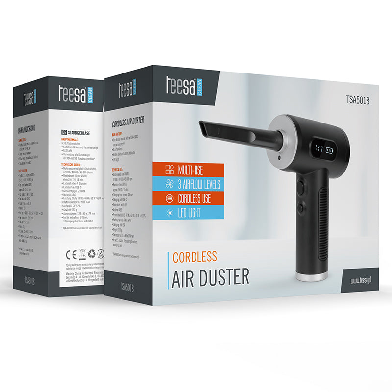 Compresor suflantă aer 70W cu acumulator 2000mAh Teesa TSA5018