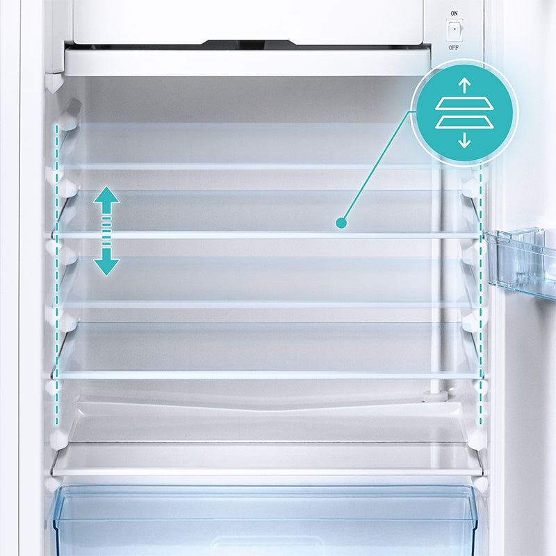 Frigider cu congelator Teesa TSA5060 cu capacitate de 92 l și iluminare LED
