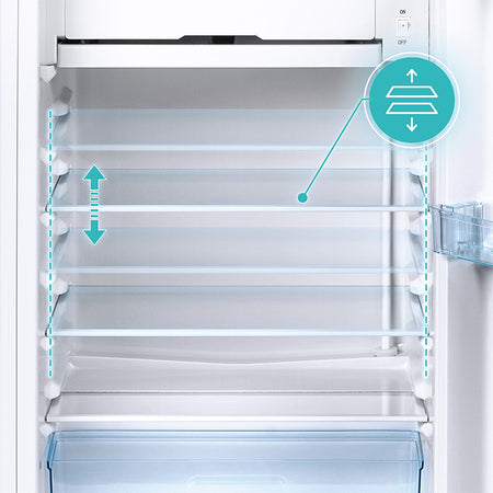 Frigider cu congelator Teesa TSA5060 cu capacitate de 92 l și iluminare LED