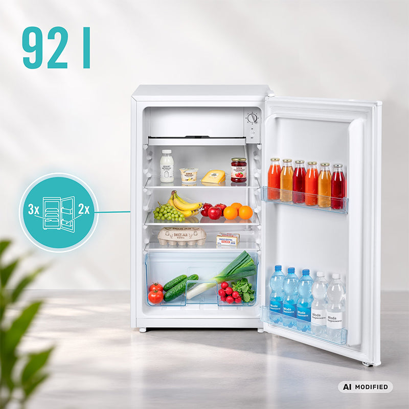 Frigider cu congelator Teesa TSA5060 cu capacitate de 92 l și iluminare LED