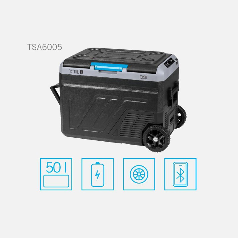 Ladă frigorifică profesională cu compresor 50 l, aplicație Bluetooth, Teesa TSA6005