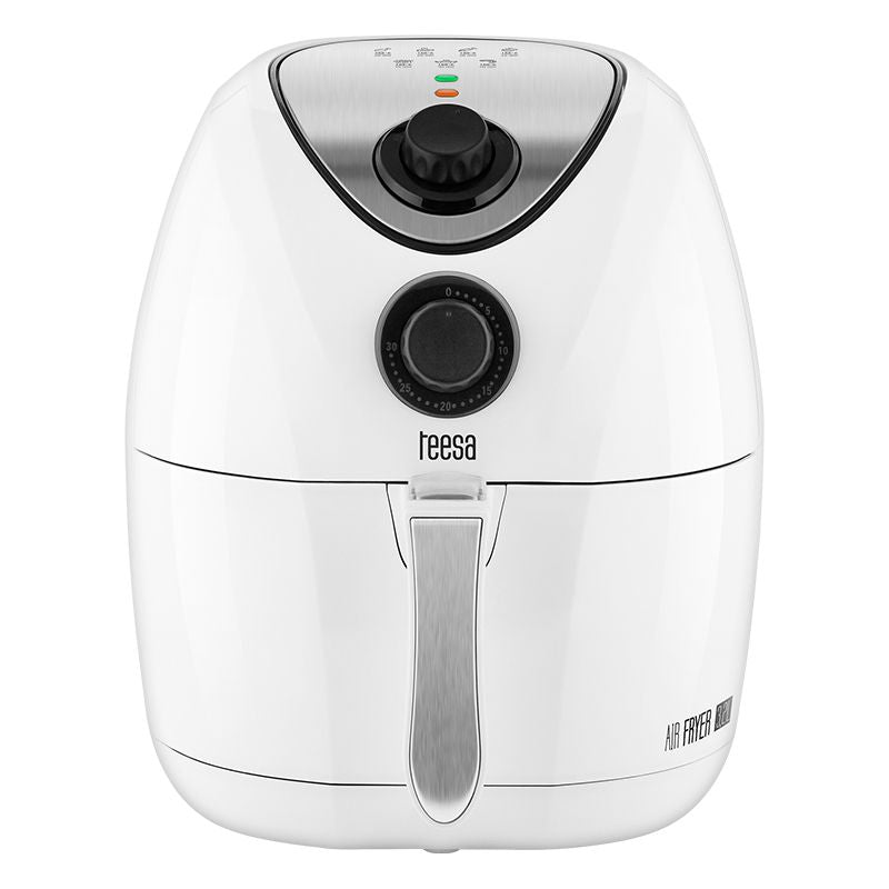 Friteuză cu aer cald 3.2 l, 1400 W, inox, reglaj temperatură, Teesa TSA8047