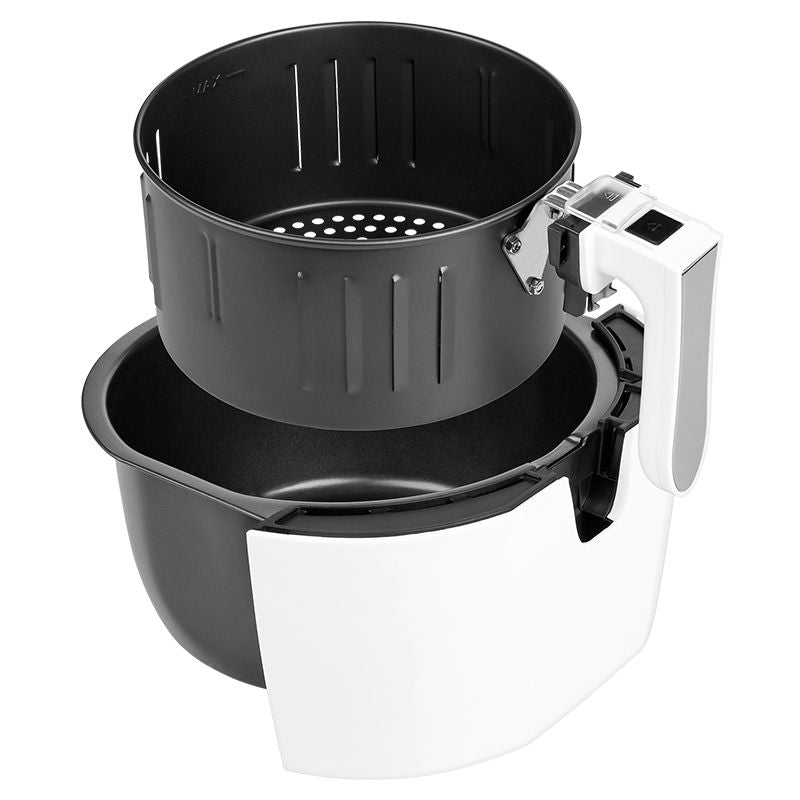 Friteuză cu aer cald 3.2 l, 1400 W, inox, reglaj temperatură, Teesa TSA8047