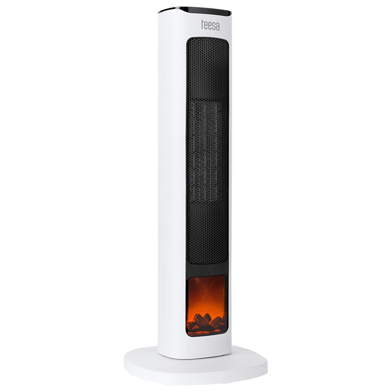 Aerotermă turn cu efect de șemineu și încălzire ceramică PTC 2000 W Teesa TSA8052