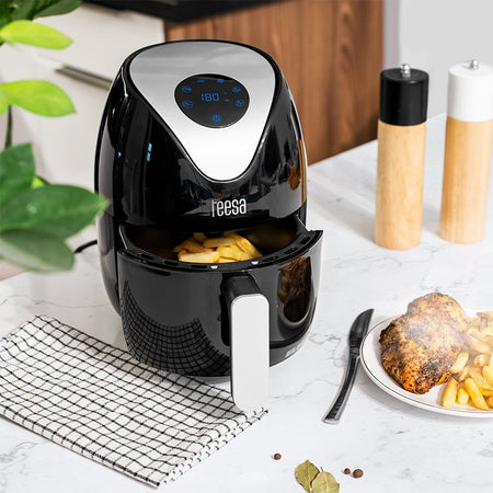 Friteuză digitală cu aer cald de 1,8 l cu putere 1000 W Teesa TSA8053