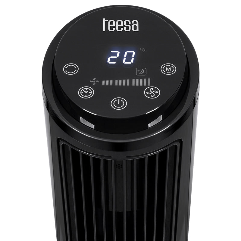 Ventilator turn 74 cm, 50 W, telecomandă, oscilație Teesa TSA8066