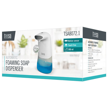 Dozator automat săpun spumă cu senzor mișcare LED Teesa TSA8072.1