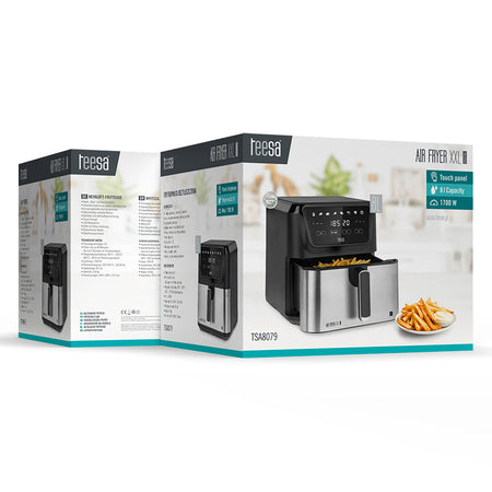 Friteuza airfryer 8l 1700W digital air fryer Teesa TSA8079